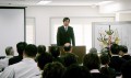 始業式の写真